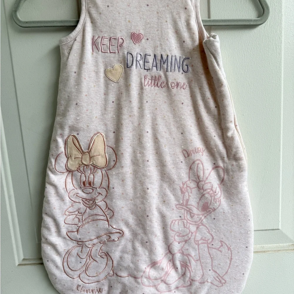Disney Baby Minnie Mouse & Daisy SleepSack – Pink, Size 0–6‎ Months